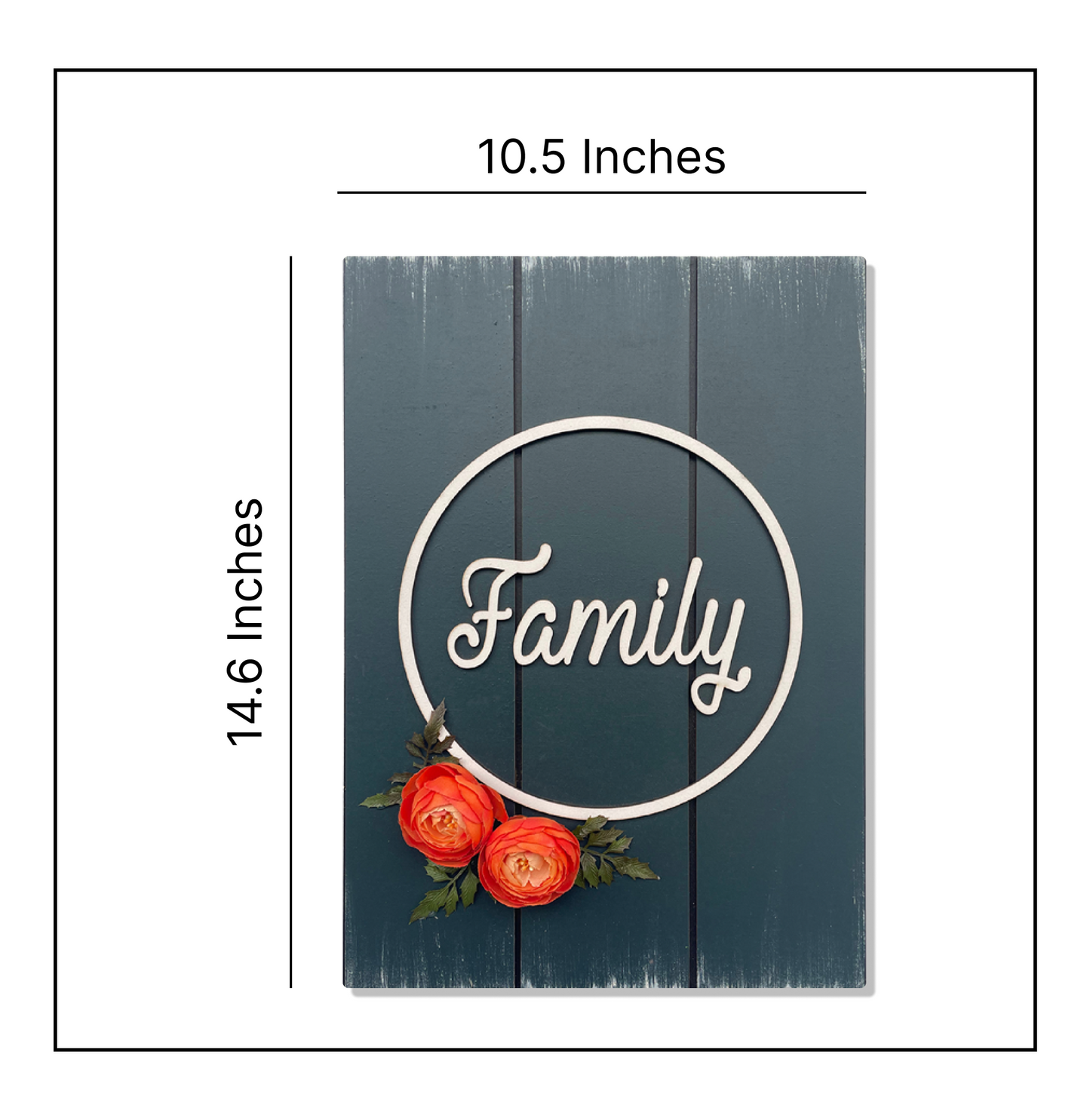 FAMILY Quote Wooden Hanging Wall Art For Home Decoration and Gift