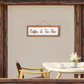 Coffee and Tea Quote Wooden Hanging Sign Board