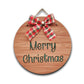 Merry Christmas Quote 2 Layers Wall Hanging