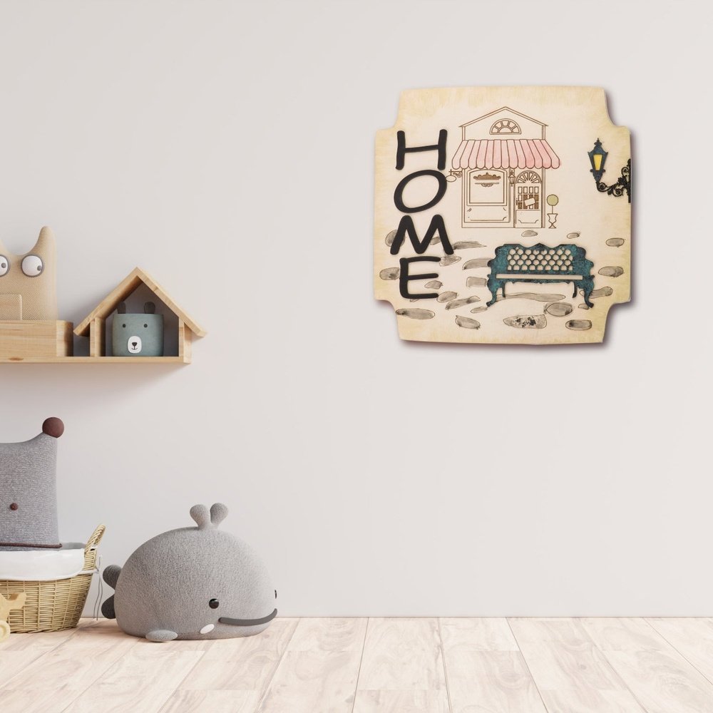 Vintage Home Wall Art 3D Wooden