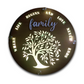 Family Quote With Tree Backlight Wooden Wall Art