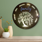 Family Quote With Tree Backlight Wooden Wall Art