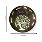 Family Quote With Tree Backlight Wooden Wall Art