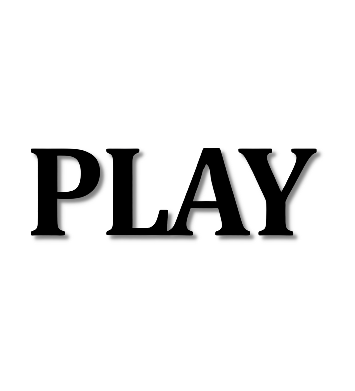 Play 3D Word Wooden Art