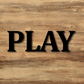 Play 3D Word Wooden Art