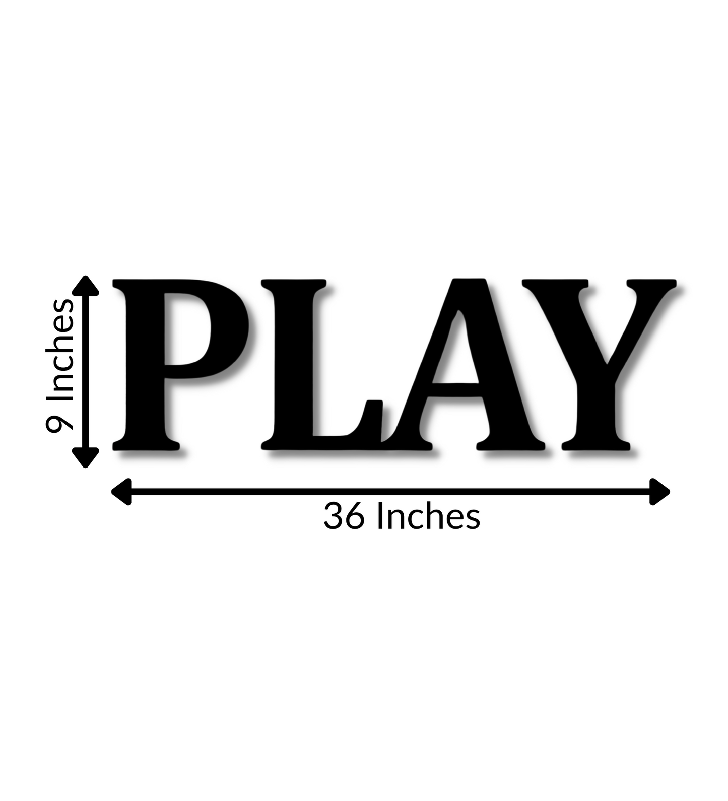 Play 3D Word Wooden Art