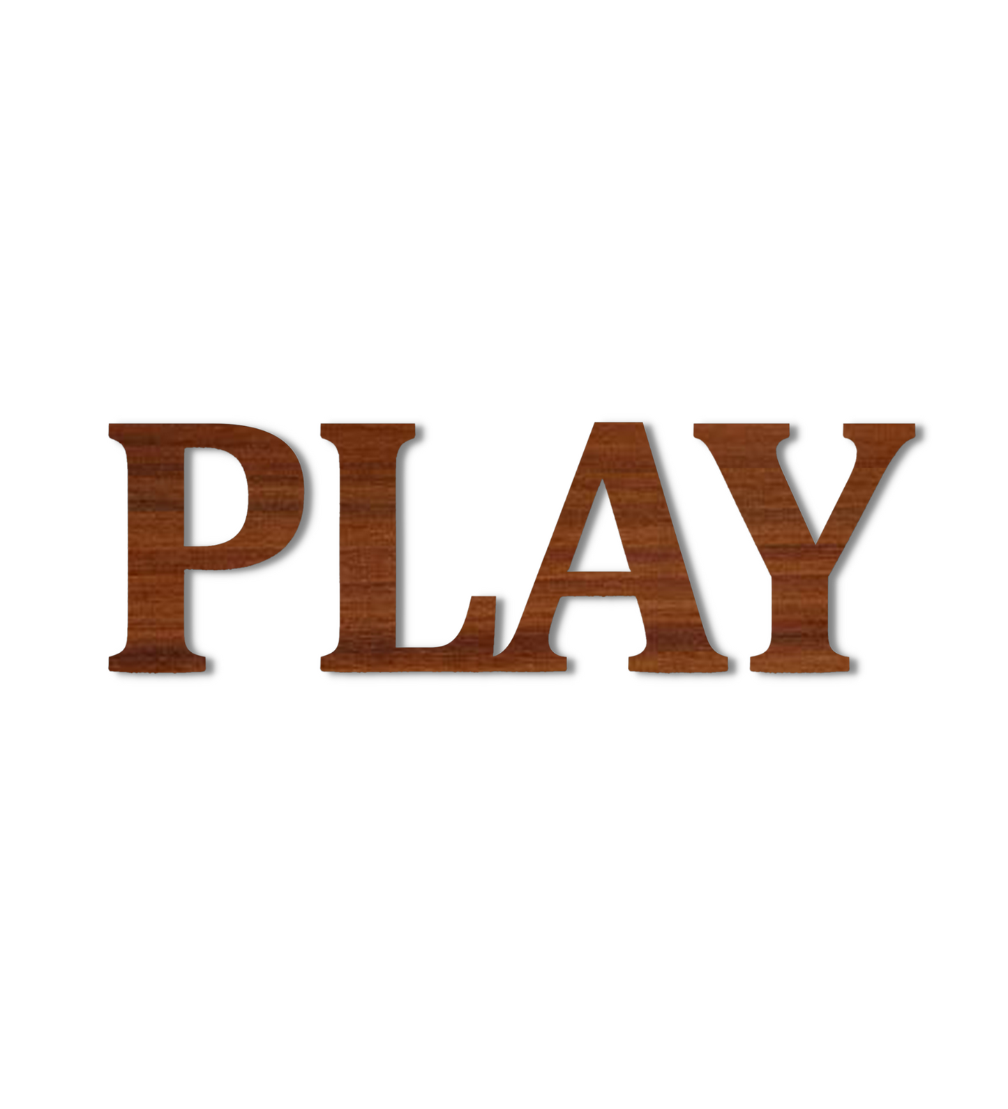 Play 3D Word Wooden Art