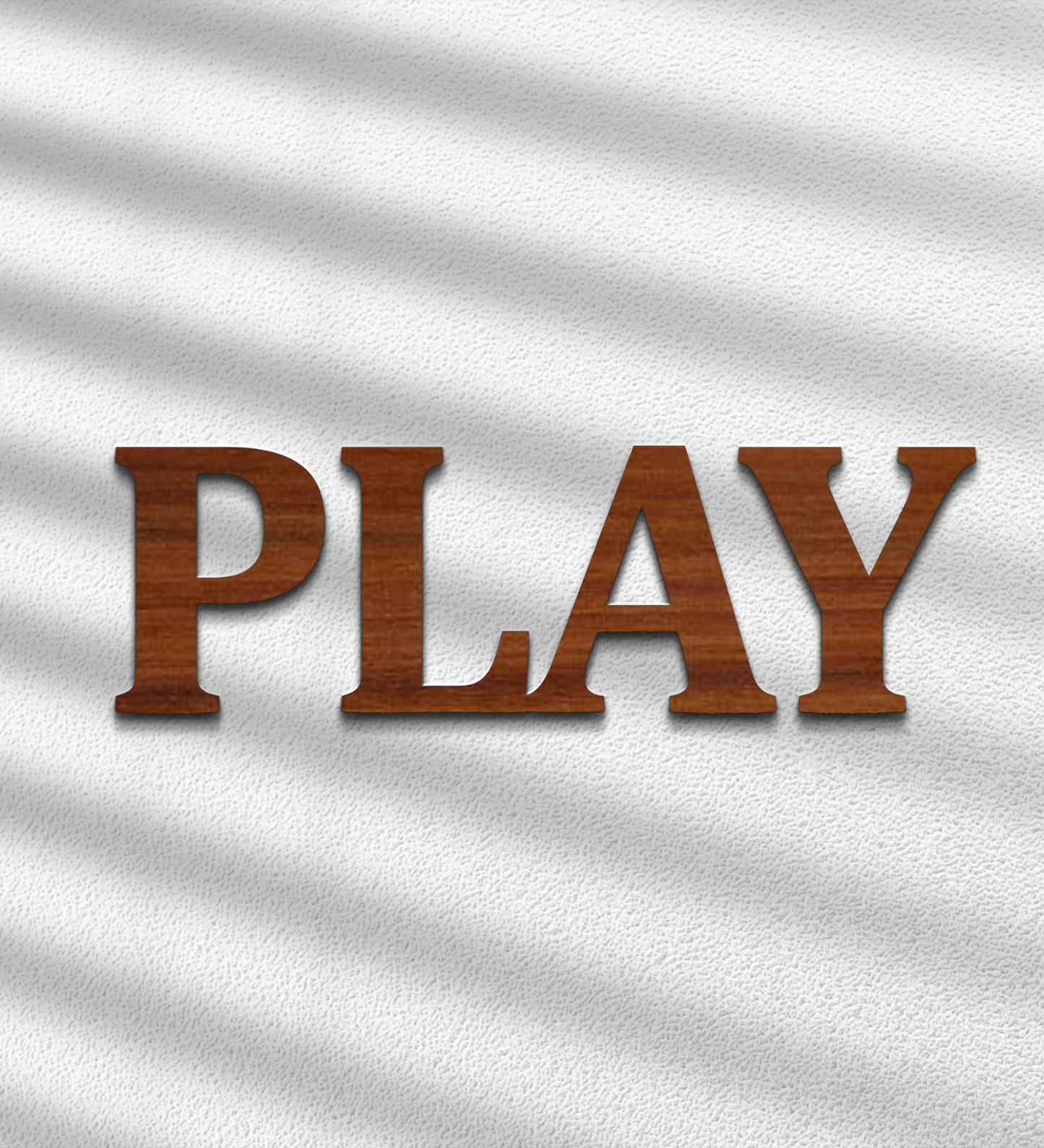 Play 3D Word Wooden Art