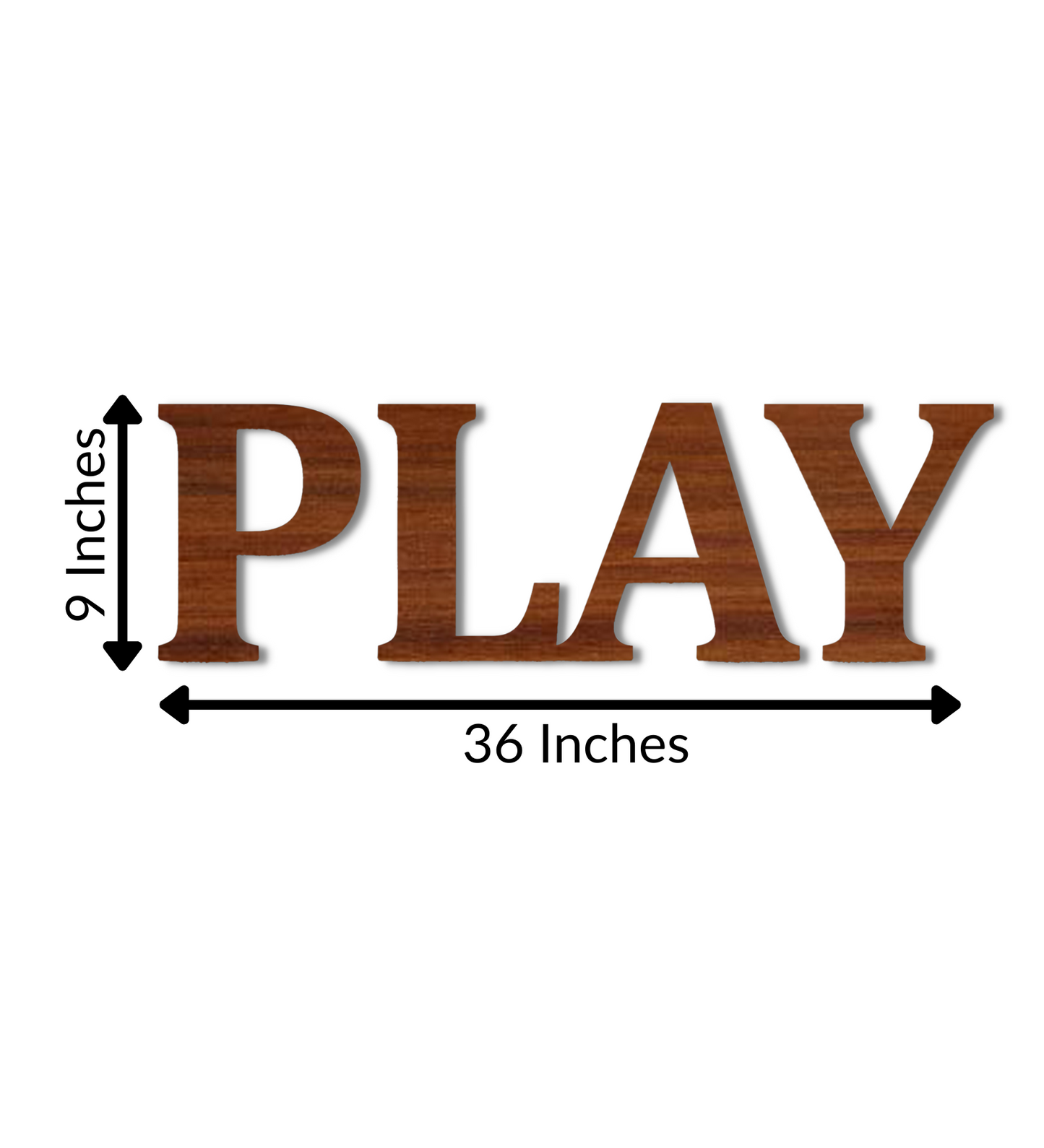 Play 3D Word Wooden Art
