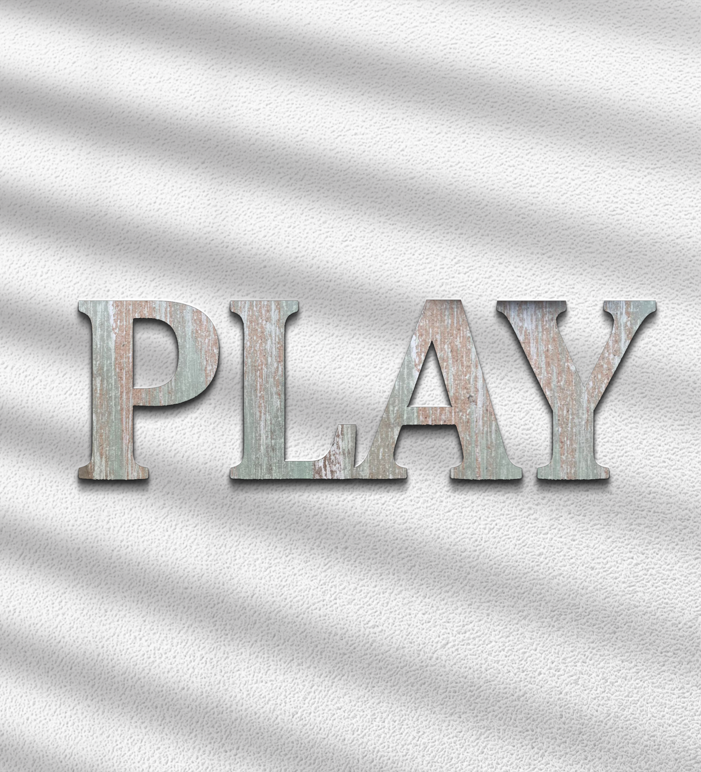 Play 3D Word Wooden Art