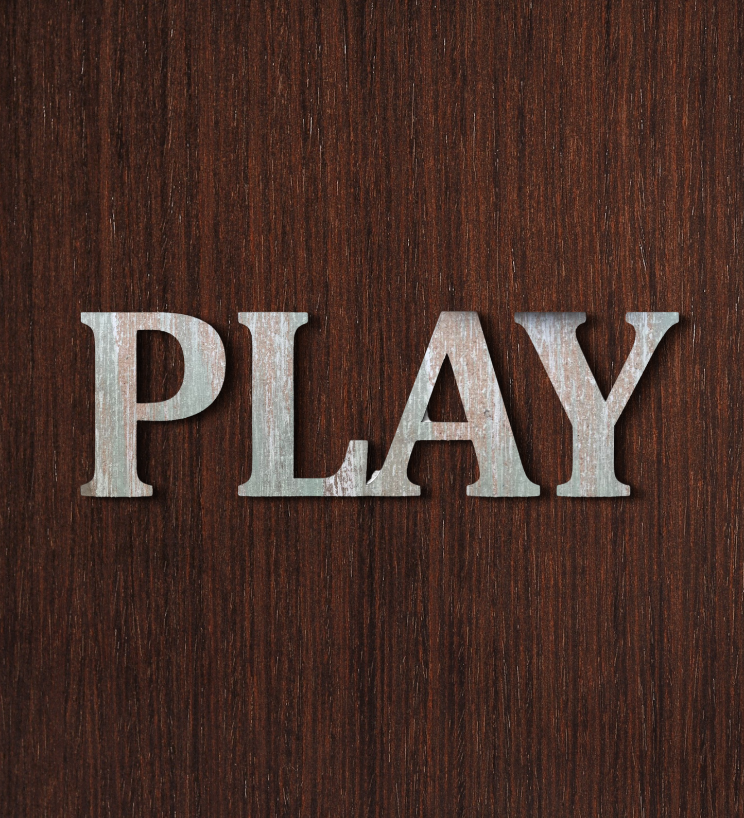 Play 3D Word Wooden Art