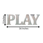 Play 3D Word Wooden Art