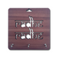 Radhe Radhe Quote Wooden Keyholder