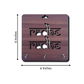 Radhe Radhe Quote Wooden Keyholder