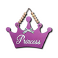 Princess Crown Wooden Wall Door or Wall Hanging Art