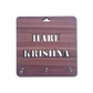 Idol Hare Krishna Wooden Key Holder
