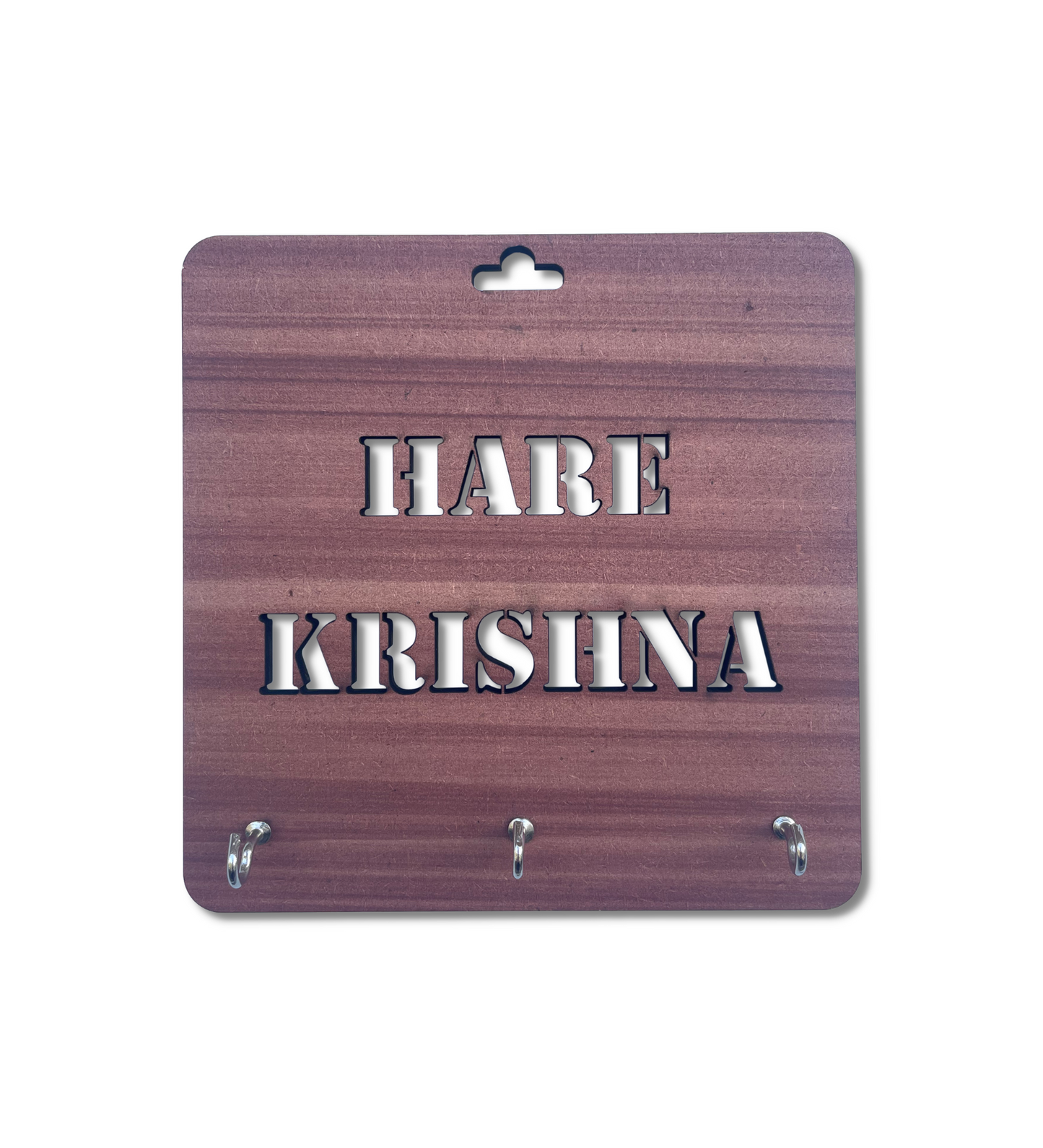 Idol Hare Krishna Wooden Key Holder