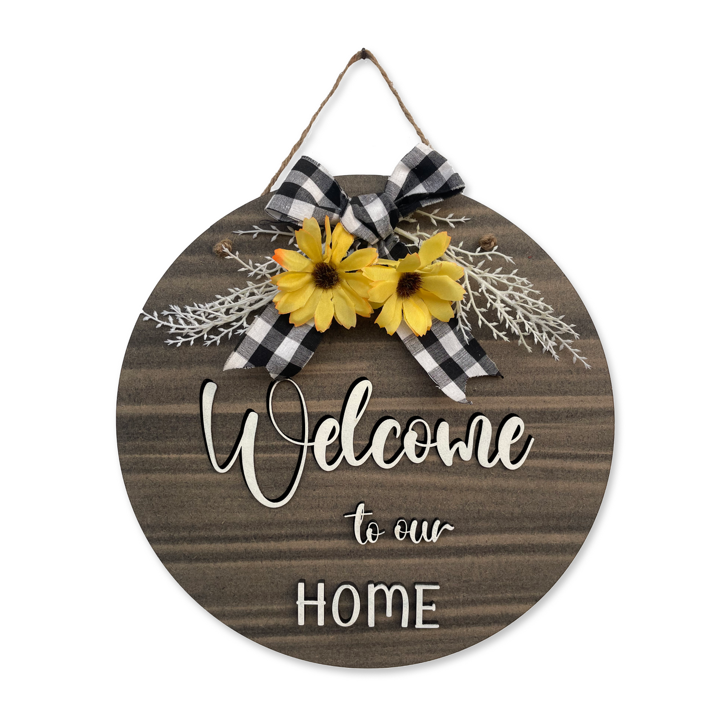 Welcome To Our Home Hanging Home Décor 12 Inches
