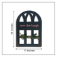 Live Love Laugh Window Wall Art