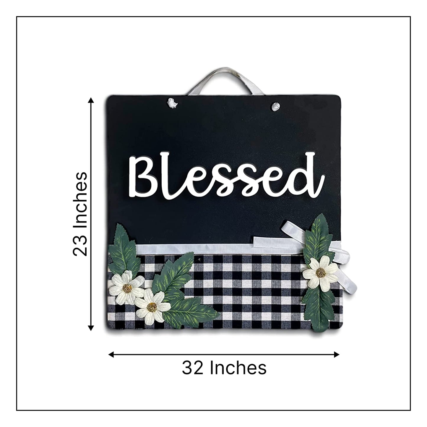 Blessed Wall Decor Wooden Hanging Wall Art