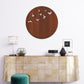 Flying Birds Moon 3D Wooden Wall Hanging Decor