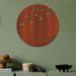 Flying Birds Moon 3D Wooden Wall Hanging Decor