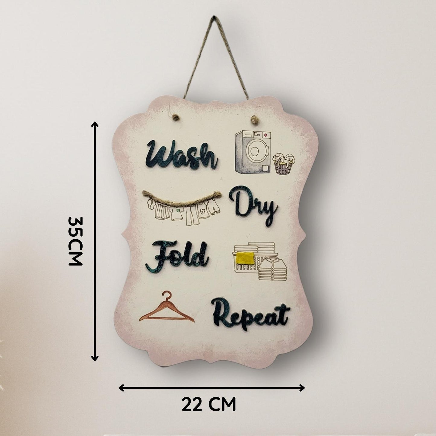 Laundry Signage Home Décor Art