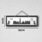 Paris Skyline Wall Décor With 2 Key Holders