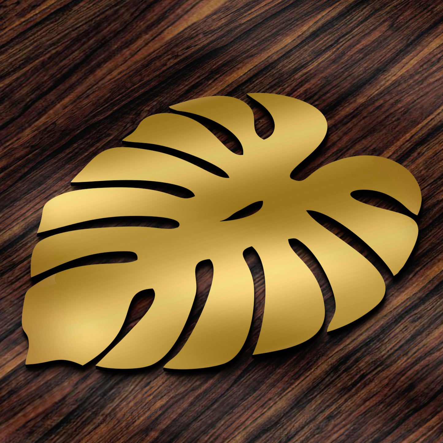 3D Palm Leaf Wooden Wall Hanging Decor