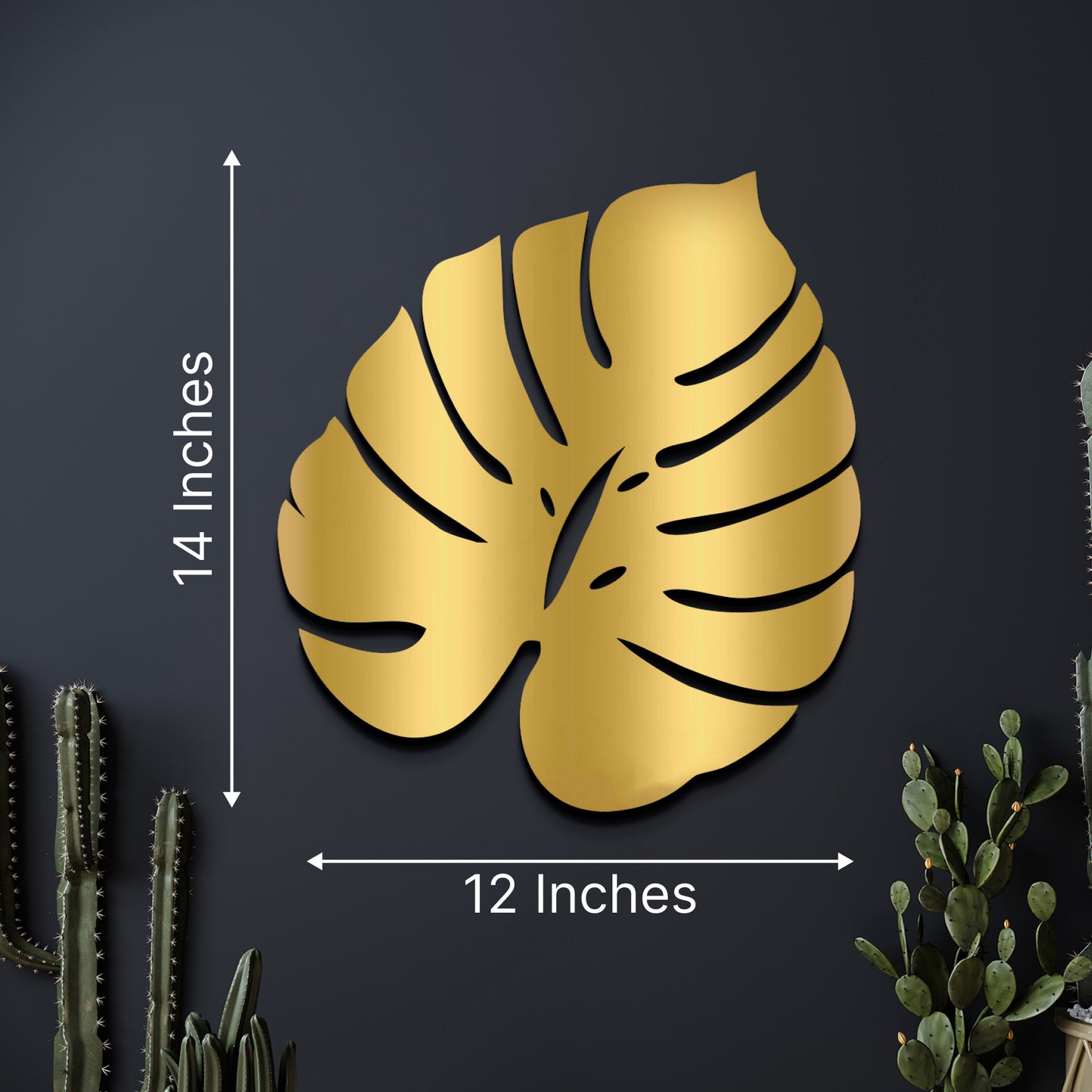 3D Palm Leaf Wooden Wall Hanging Decor