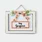 Hey Gorgeous 3D Wooden Wall Art With Iron Mesh, Artificial Flowers, and Ribbon Bow