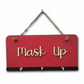 Mask Up Key and Mask Holder With 3 Hooks For Personalization