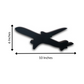 3D Laser Cut Airplane Wall Art