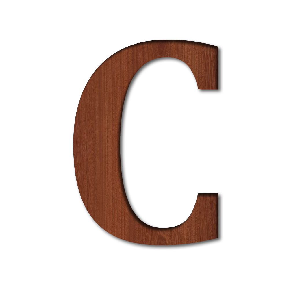 A To Z Wooden Alphabet , Numbers, and Signs For Study Room & Office Décor