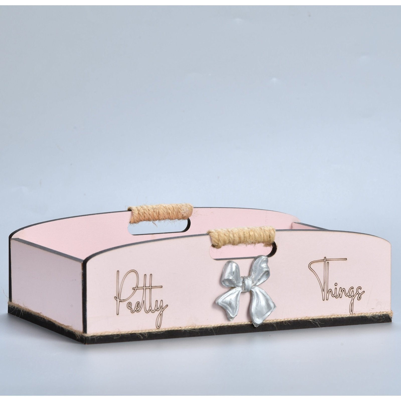 Pretty Things Multipurpose Designer Storage Tray-Pink