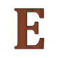 A To Z Wooden Alphabet , Numbers, and Signs For Home Décor, Art, and Craft Brown