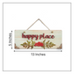 Happy Place Quote Rustic Vintage Wooden Door or Wall Hanging