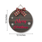 Merry Christmas Quote Wall Hanging
