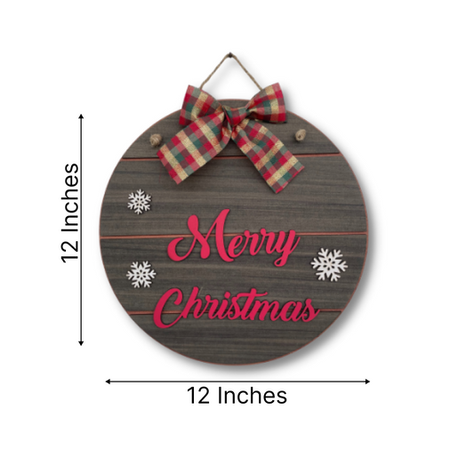Merry Christmas Quote Wall Hanging