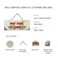 Our Nest Quote Rustic Vintage Wooden Door or Wall Hanging