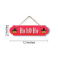 HOhoHo Quote 3D Wooden Hanging