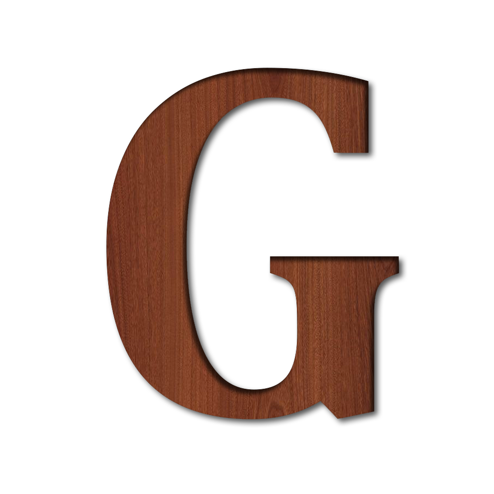 A To Z Wooden Alphabet , Numbers, and Signs For Kitchen Décor