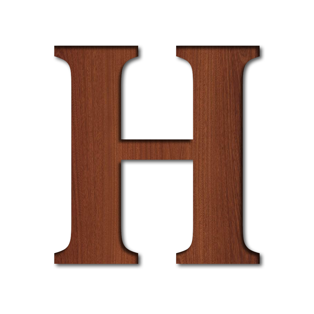 A To Z Wooden Alphabet , Numbers, and Signs For Kitchen Décor