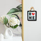 Home 3D Square Shape Wooden Balls Hanging Wall Art