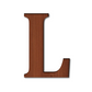 A To Z Wooden Alphabet , Numbers, and Signs For Kids Room & Nursery Décor
