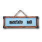 Backyard Bar 3D Letter Wooden Signage