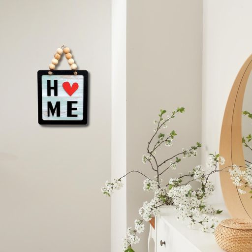 Home 3D Square Shape Wooden Balls Hanging Wall Art
