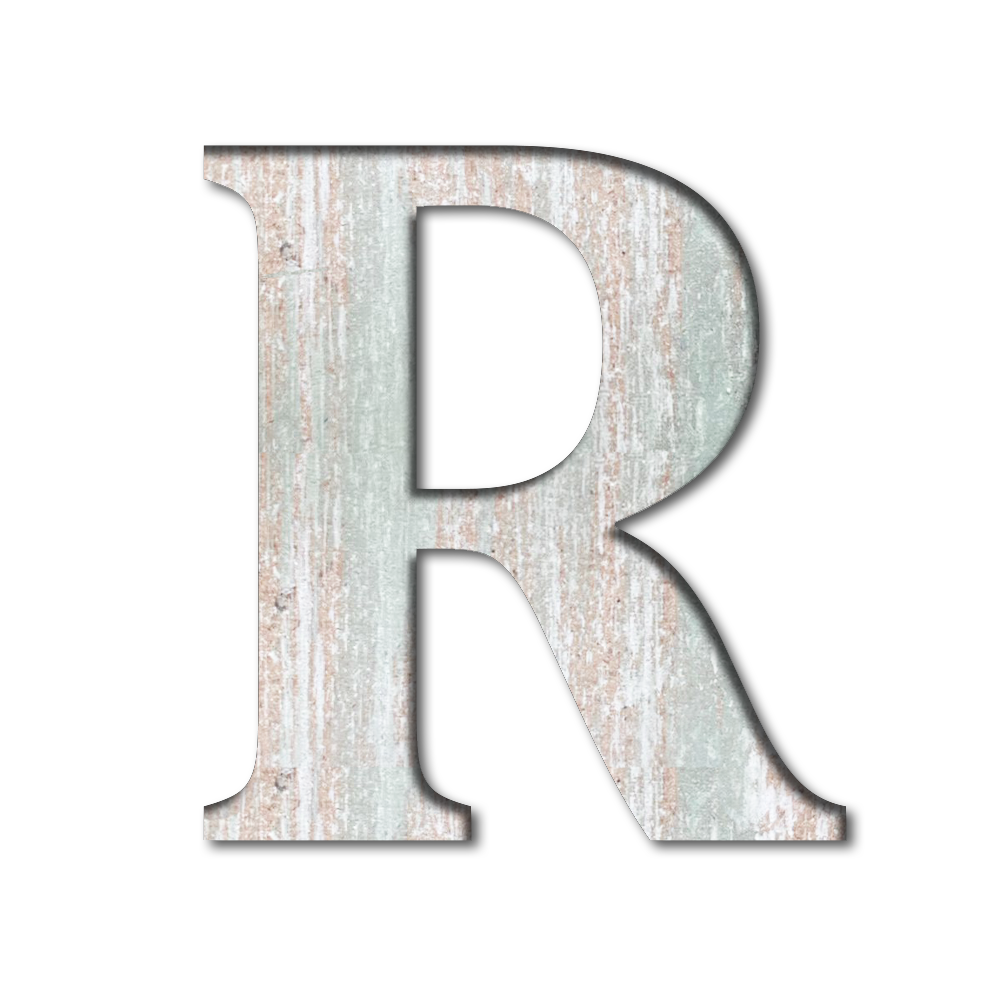 A To Z Wooden Alphabet , Numbers, and Signs For Study Room and Office Décor