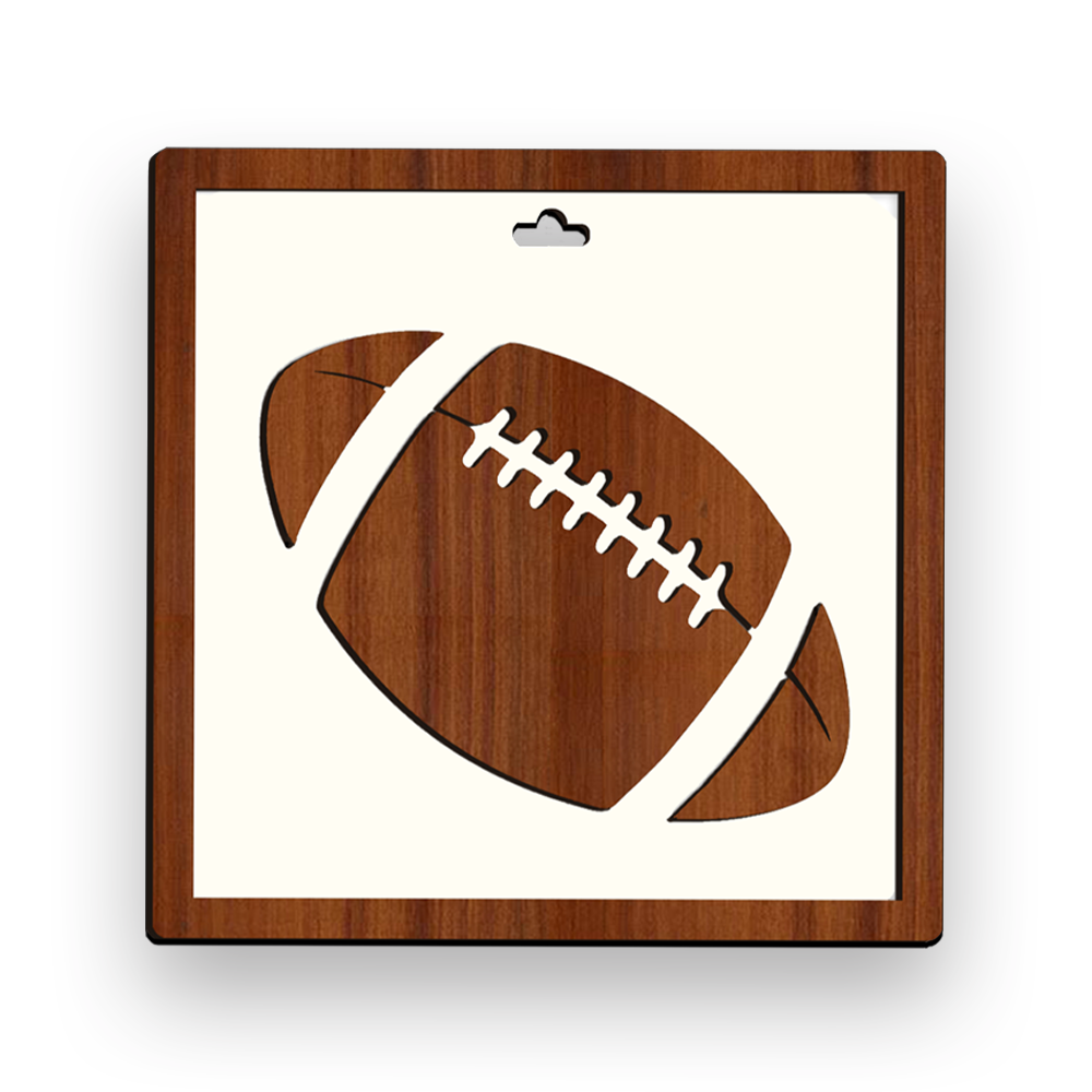 American Football Wooden Wall Art