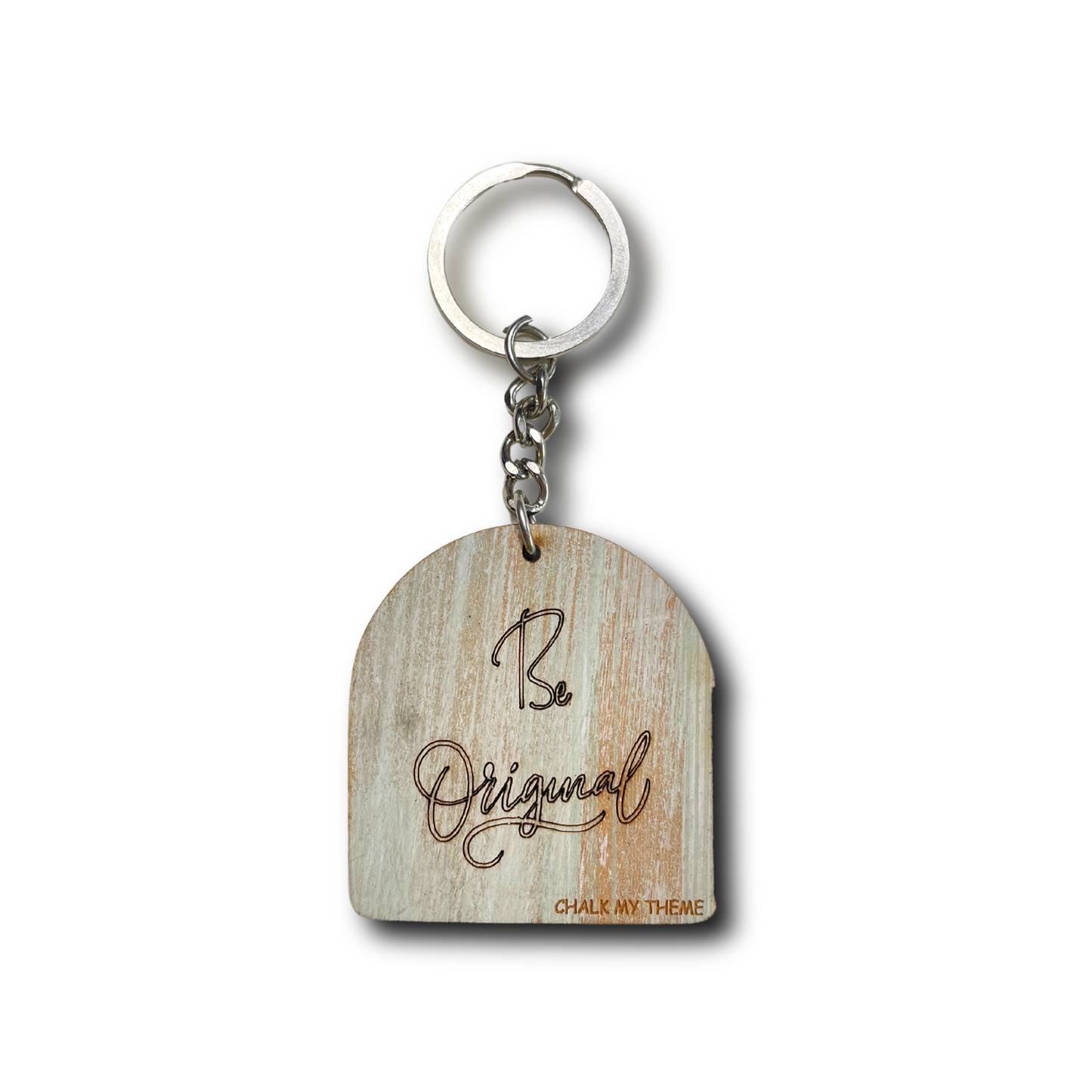 Be Original Wooden Keychain Pack of 2